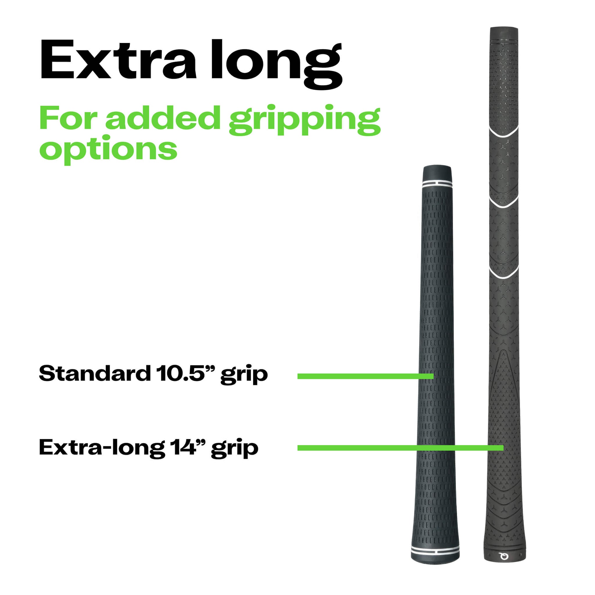 チョロＱ　350 NO.70 Logo Green Q Extra Long Grip – Q Golf